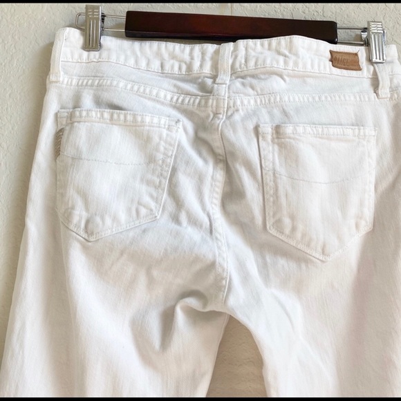 Anthro Paige Skyline Ankle Peg White Skinny Jeans - Picture 4 of 4